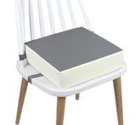 Booster Seat For Dining Table - Portable PU Leather Booster Pad | Adjustable Portable Seat For Kitchen | 12.99x12.99x3.15 Inches PU, Sponge Chair, Leather Student Cushion