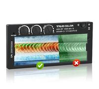 Bootuu Lentille de soudage auto-obscurcissante, 2 × 4,25, teinte variable 5-13, technologie True Color, avec lentille extérieure de rechange, s'adapte à la plupart des hottes de soudage pour crêpes et