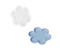 BOOWAN NICOLE Moule en silicone pour décoration de béton, 10 cm, plateau de moulage, jesmonite, plateau de rangement, pour table basse, table à manger (SH0992)