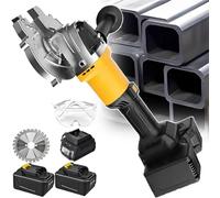 BOOZXCV Coupe-Armatures hydraulique sans Fil, scie à Froid sans balais 2000 W, 2100 TR/Min, diamètre de Coupe de 3 cm pour Barres d;Acier et métaux, Outil Professionnel (Cut3cm)