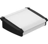 Bopla ATPH 1865-0200 ALU-TOPLINE_SET Boîtier pupitre (L x l x H) 181.2 x 200 x 68.2 mm aluminium, ABS naturel, noir (RAL 9005) 1 pc(s)