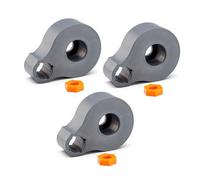 BORA Centipede CA0103 Lot de 3 P-Tops, Accessoires pour Établi Pliable | Lot de 3 P-Tops avec écrous pour établis BORA Centipede, rotation 360°, protège les supports, lames et pièces
