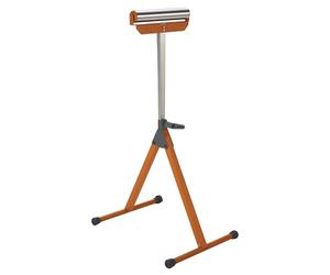'Bora Portamate PM-5090 Adjustable Pedestal Feed Roller Support with 11-1/4'' Ball Bearing Steel Roller'