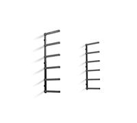BORA Rayonnage cantilever 6 niveaux noir / gris