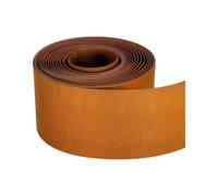 Bord horizontal - Paravent en acier résistant aux intempéries, bande de bordure découpable pour pelouse, barrière de protection pour jardin, clôture flexible pour bordure, pour la zone de plantation