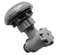 BORDEAG Accessoires De Piscine, Valve À Piston De Rechange, Buse D'entrée De Piscine, Adaptateur De Filtre De Piscine avec Valve À Piston pour Aux Modèles 38cm Hnemix, Intex, Coleman