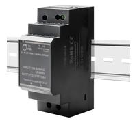 BORDEAG Bloc d'alimentation pour rail DIN HDR-30-24, 24 V, 30 W, transformateur pour industriel, rail DIN, montage sur rail, courant alternatif (CA)
