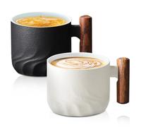 BORDEAG Lot de 2 Tasses a Expresso de 70 ml, Tasse a Cafe, Mini Tasses a Thé en Céramique, avec Anse, pour Moka, Thé, Expresso,Thé Glacé, Whisky