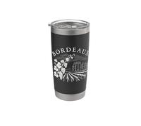 Bordeaux France Région Viticole Winery Vineyard Chateau Gobelet isotherme en acier inoxydable double paroi