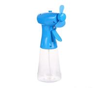 Bordfly Ventilateur à main portable avec brumisateur d'eau et réservoir de 500 ml, refroidissement rafraîchissant en été, sans câble (bleu)