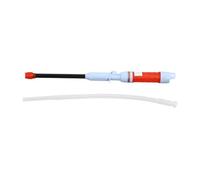 Bordstract Pompe De Transfert De Carburant Portable Sans Fil, Alimentée Par Batterie, Pompe électrique Compacte, Pompe De Transfert De Liquide Pour Essence, Huile Légère, Kérosène, Carburant(Rouge)