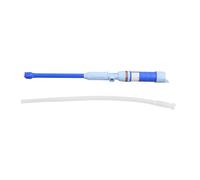 BORDSTRACT Pompe De Transfert De Carburant Portable sans Fil, Alimentée par Batterie, Pompe électrique Compacte, Pompe De Transfert De Liquide pour Essence, Huile Légère, Kérosène, Carburant(Bleu)