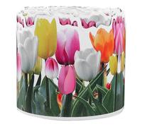Bordure Autocollante à Motif Tulipe Rouleau Décoratif, en Papier Couché | Tableau Noir et Bureau, Se Superpose Facilement, Se Découpe Selon Besoin, Format Long Pratique