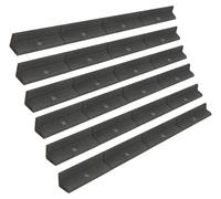 Bordure de jardin, 7,2 mètres - Gris