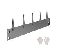Bordure de Jardin Acier-Duoku-Lot de 5-Bordures Paysagères Métal-990 x 156 mm-Résistante à la Rouille-Installation Simple