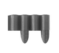 Cellfast Bordure de pelouse ECO Graphite 240 cm Plastique résistant au gel et durable