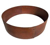 Bordure de jardin en acier Corten, dimensions 20x70 cm, avec patine rouille, idéale pour délimiter les plates-bandes