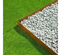 Bordure de jardin en acier galvanisé - Effet rouillé
