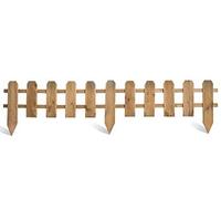 Bordure de jardin en bois ajourée à planter
