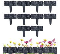 Bordure de jardin en imitation pierre | Panneaux sans creuser - Bordure de jardin décorative aspect pierre - Pour extérieur, pelouse, cour, paysage, , arbres, porche, cour intérieure