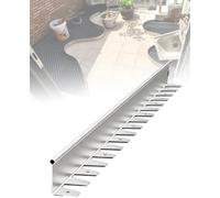 Bordure de Jardin Flexible en Acier Inoxydable, Design Modulable | Acier inoxydable; design modulable; ancrage au sol; plusieurs tailles disponibles(W5xh5cm/2x2in)