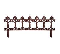 Bordure de jardin en fonte fleur de lys