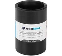 Cellfast Bordure de jardin droite 20 cm x 9 m Noir