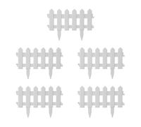 Bordure De Paysage - Lot De 5 Barrières Noires Flexibles, Kit De Bandes De Séparation De Pelouse | Garniture De Jardin D'arrière-Cour D' De Patio De Passerelle, Bande De Bordure De Jardin D'