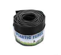 Bordure de pelouse en plastique souple | 9 m pour clôture de bord pour séparation de parterres de fleurs | Barrière de paysage au niveau du sol pour éviter la prolifération (10 cm x 9 m)
