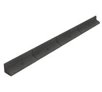 Bordure de pelouse flexible, 4,8 m – Lot de 6 bordures de jardin grises de 1,2 m chacune pour pelouses, allées, bordures de parterres, potagers et parterres de fleurs. Résistante aux UV. Livrée avec d