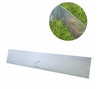 Bordure de pelouse métal 13,5x120 cm sans couleur bordure massif