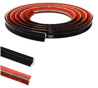 Bordure en PVC auto-adhésive, flexible, 3 mètres, noire