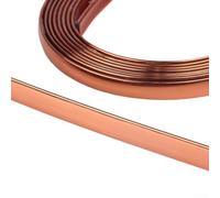 Bordure en PVC pour panneaux muraux préfabriqués et panneaux acoustiques, bande décorative flexible pour rénovation de meubles de maison (2,8 m, or rose brillant)