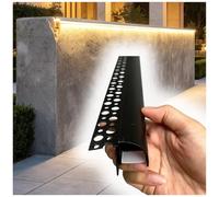 Bordure Extérieure En Aluminium Avec Canal D'éclairage LED