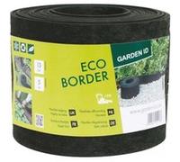 Bordure gazon souple GARDEN ID Eco Border 5 m H13 cm noire chinée Noir à finition chinée G