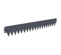 Bordure Jardin Metal 10 Pieces 103x15 cm Anthracite | Emboitement Sans Outils, Acier Flexible, Pour Plate-Bande Et Allee