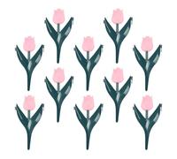 Bordure Jardin Paysager 10 pièces de décoration décorative en Forme de | Bordure Pour Jardin pour Pelouse Parterres Paillis Terrasse Piscine Cour Massif Rocaille Chemin s