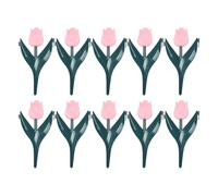 Bordure Jardin Paysager 10 Pièces Décoratives en Forme De Artificielle | Bordures Décoratives Jardin Pour Massifs Extérieur Rétention De Terre Cour Paillis Patio Gazon Piscine