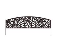Bordure métal décoratif à planter ATHEA - 0,40 x 1m - Brun