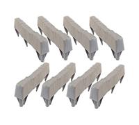 Bordure paysagère en Fausse Pierre 8 Blocs de Fausse Pierre sans Creuser | Bordure de pelouse Pour pelouse cour passage patio extérieur jardin paysage bord imitation brique bloc passage