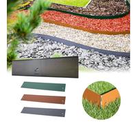Bordures de gazon métal 13,5 cm x 120 cm - Bordure de massif vert - Séparateur