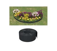 vidaXL Bordures de Jardin 4 pcs Noir 10 m 20 cm polyéthylène, Bordure de pelouse, Rouleau de Bordure de Jardin, Bordure d'herbe, Rouleau de Bordure
