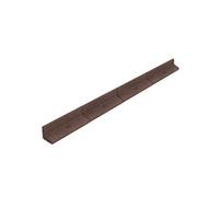 Bordure de jardin flexible, 14,4 mètres, avec maillet en caoutchouc - Marron