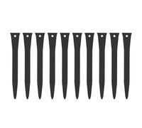Bordures Décoratives en Métal Lot de 10 Ancres Métalliques pour Bordures de | Piquets de Bordure Noirs pour Jardin Pelouse Cour Arrière Patio Terrasse Parterre de Fleurs Gazon Trottoir