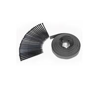 IDMarket - Bordurette de Jardin Flexible 10 M Gris Anthracite Hauteur 5 CM + 30 piquets