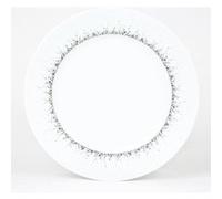 Table Passion - Assiette plate Boréalis gris 27 cm (Lot de 6)