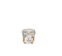 Bormioli 141332-F01 Lot de 6 Bocaux hermétiques en Verre, 0,35l