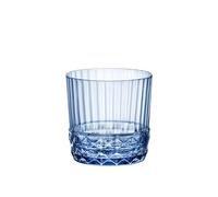 Bormioli 94121 Rocco America Lot de 6 verres Bleu Rocks, verre, 30 cl
