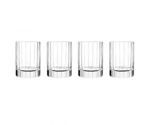 Bormioli Luigi 7540471 Luigi Bormioli Bach-Set di 6 Bicchieri Bassi, in Cristallo Trasparente, 8,25 x 8,25 x 9,7 cm, 4 unità (Confezione da 1)
