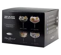 Bormioli Luigi Set 4 pièces Ginglass en Verre, Sonor, Glass, Multicolore